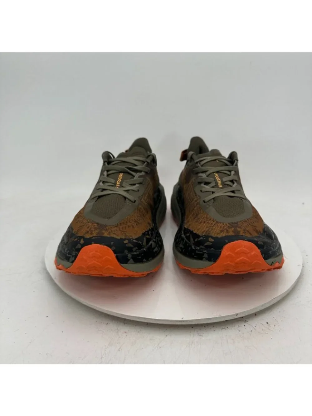 Hoka One One Speedgoat 6 Men Size 10D 1147791-AQL Antique Olive Squash Shoes